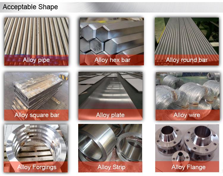 Inconel 718 Available Shape of High temperature alloy steel